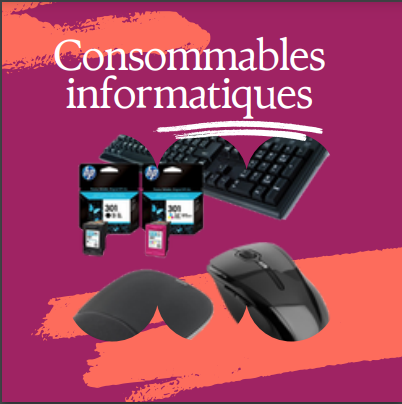 Consommables Informatiques - Cartouches d'encre et toner pour imprimantes