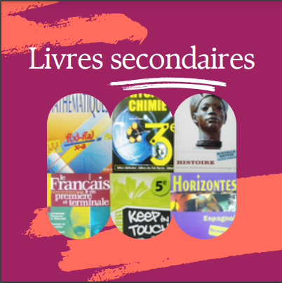 Livres Secondaires - Livres pour l'école secondaire et lycée