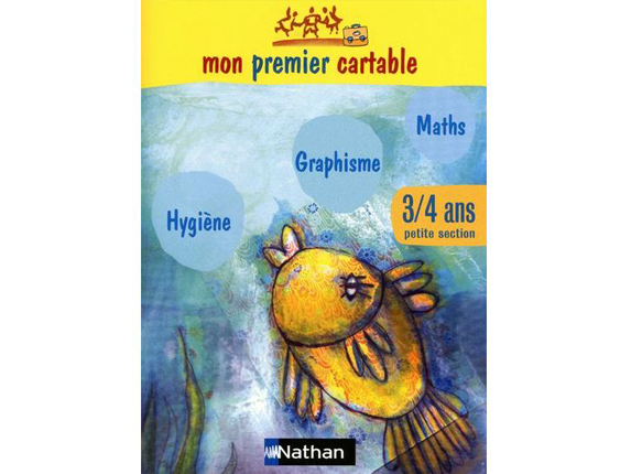 Mon premier cartable 3/4ans petite section (NATHAN) - Image produit