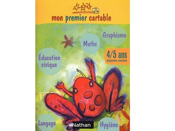 Mon premier cartable 4/5ans moyenne section (NATHAN) - Image produit