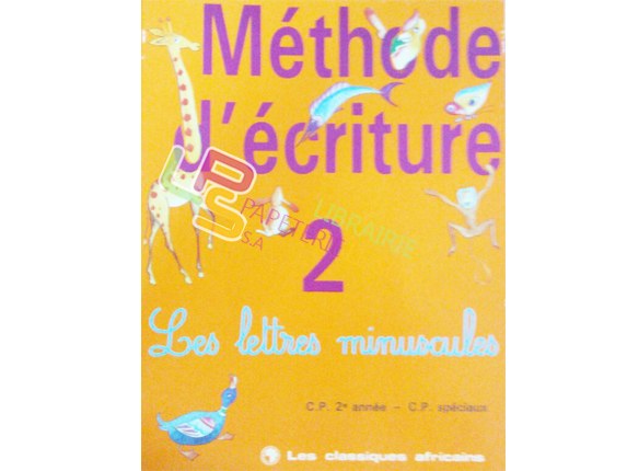 Méthode d'écriture n°2 les lettres minuscules CP1/CP2 (LES CLASSIQUES AFRICAINS) - Image produit