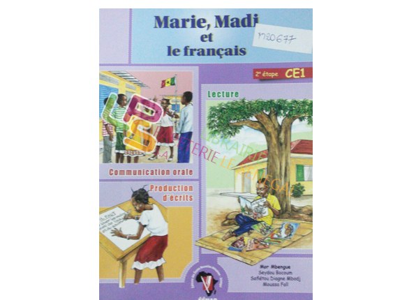 Marie, Madi et le français lecture 2e étape CE1 (ÉÉNAS) - Image produit
