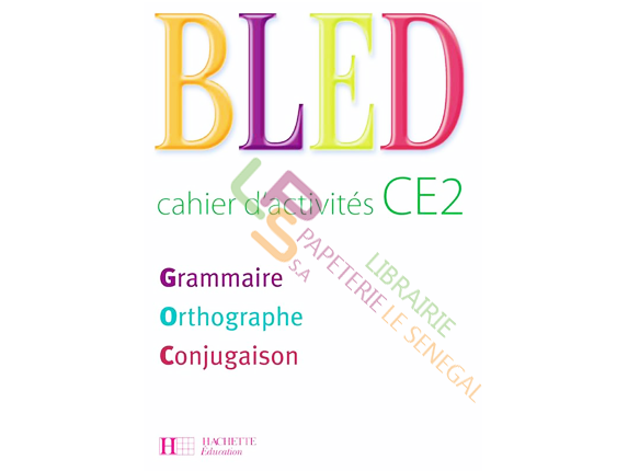 Bled cahier d'activités CE2 grammaire/orthographe/conjugaison (HACHETTE) - Image produit