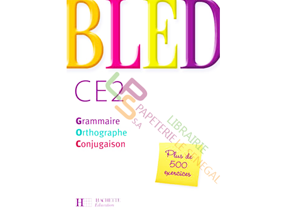 Bled CE2 grammaire/orthographe/conjugaison (HACHETTE) - Image produit