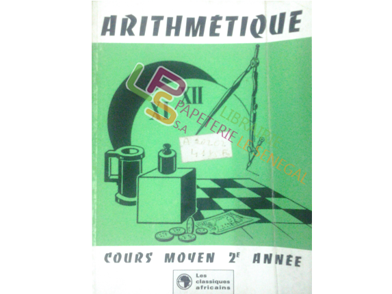 Arithmétique cours moyen 2e année (LES CLASSIQUES AFRICAINS) - Image produit