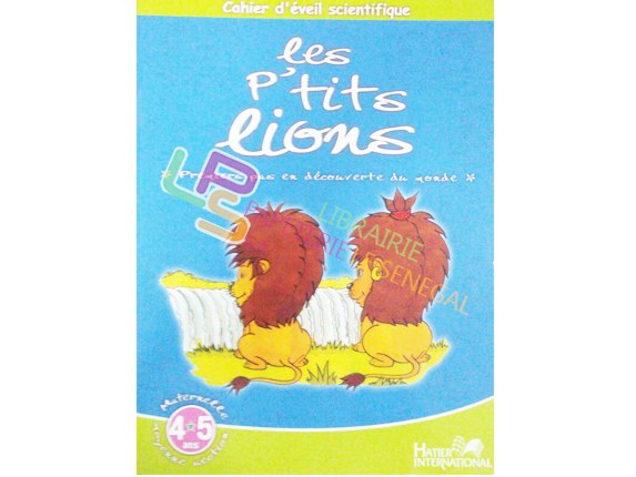 Les p'tits lions 4/5ans premiers pas en découverte du monde maternelle moyenne section (HATIER) - Image produit
