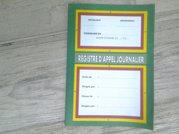 Registre d'appel - Image produit