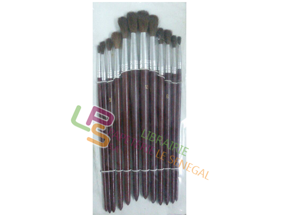 Blister pinceaux assortis - Coloriages
