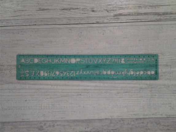 Trace-lettre 6 mm - Outils de traçage