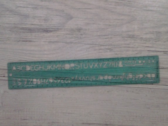 Trace-lettre 10mm - Image produit
