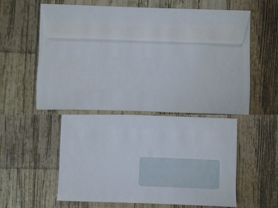 Enveloppe blanche 16x22 à fenêtre - Image produit
