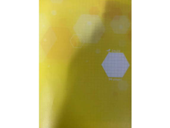Cahier 96p piqué 24x32 plastique - Cahiers Plastifier